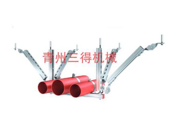 多管共架侧向+纵向抗震支吊架A
